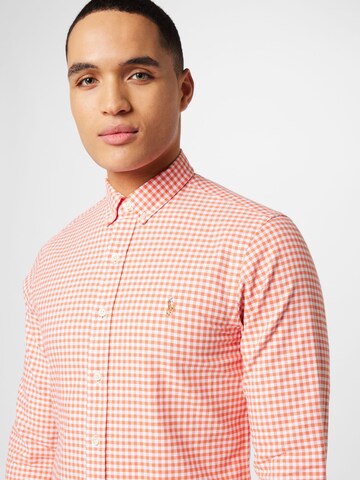 Polo Ralph Lauren Slim fit Button Up Shirt in Orange