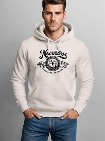 Neverless Sweatshirt 'Wild Spirit' in Beige