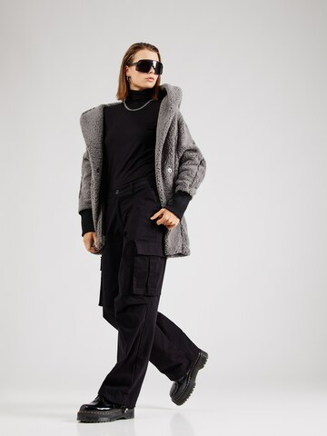 Manteau mi-saison 'NMCUDDLE' Noisy may en gris