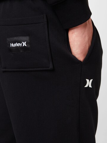 Effilé Pantalon de sport ' OCEANCARE' Hurley en noir