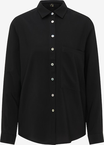 DreiMaster Klassik Blouse in Black: front