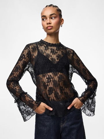 Chemisier 'PCREMMA' PIECES en noir : devant