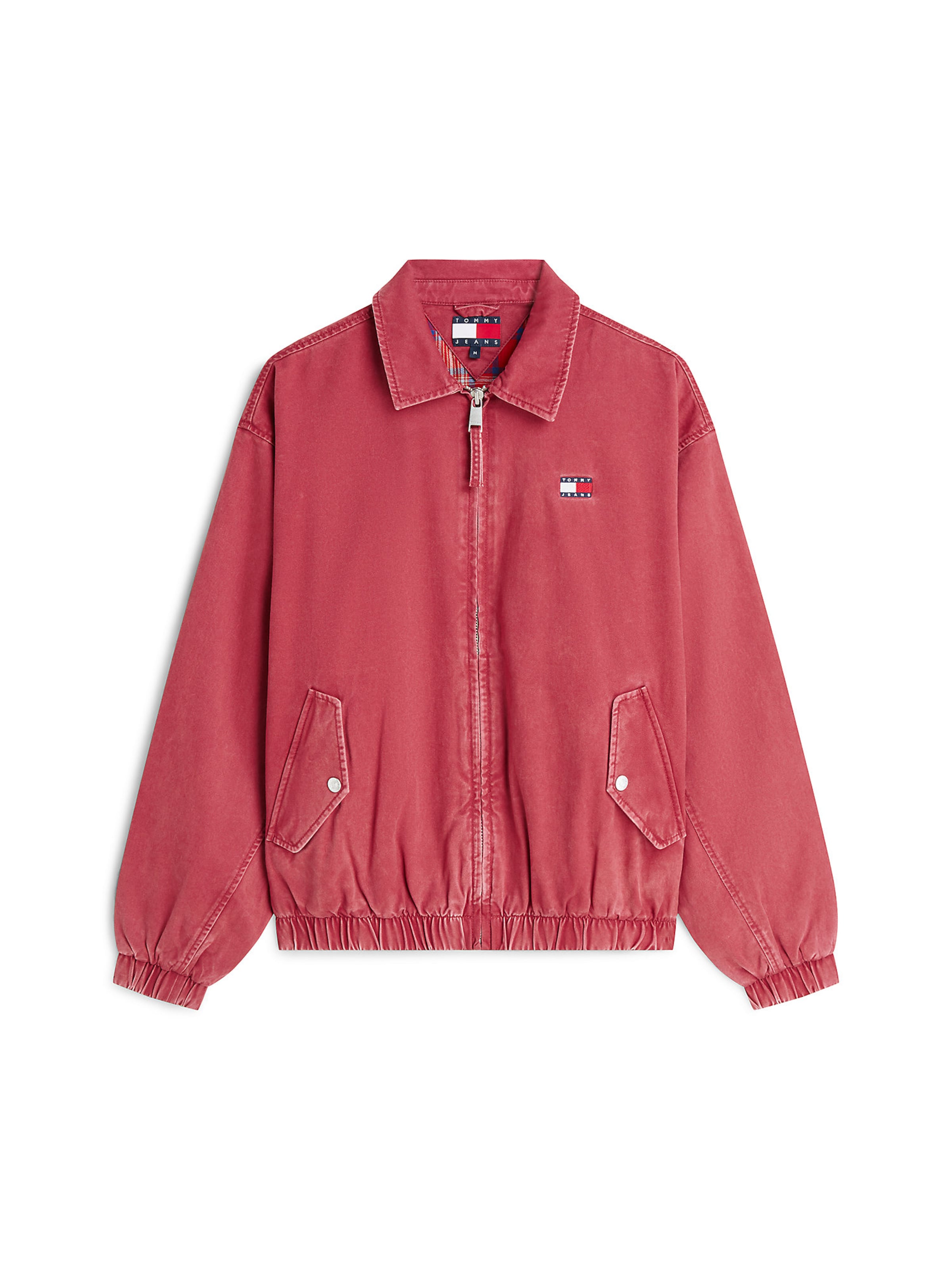 Veste mi-saison Tommy Jeans en rouge : devant