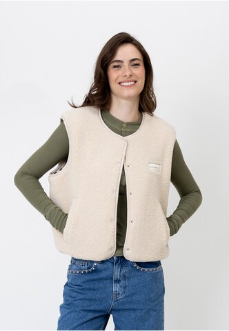 OH APRIL Vest 'Magnolia' in White: front