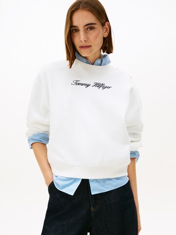 TOMMY HILFIGER Sweatshirt in Weiß: Vorderseite