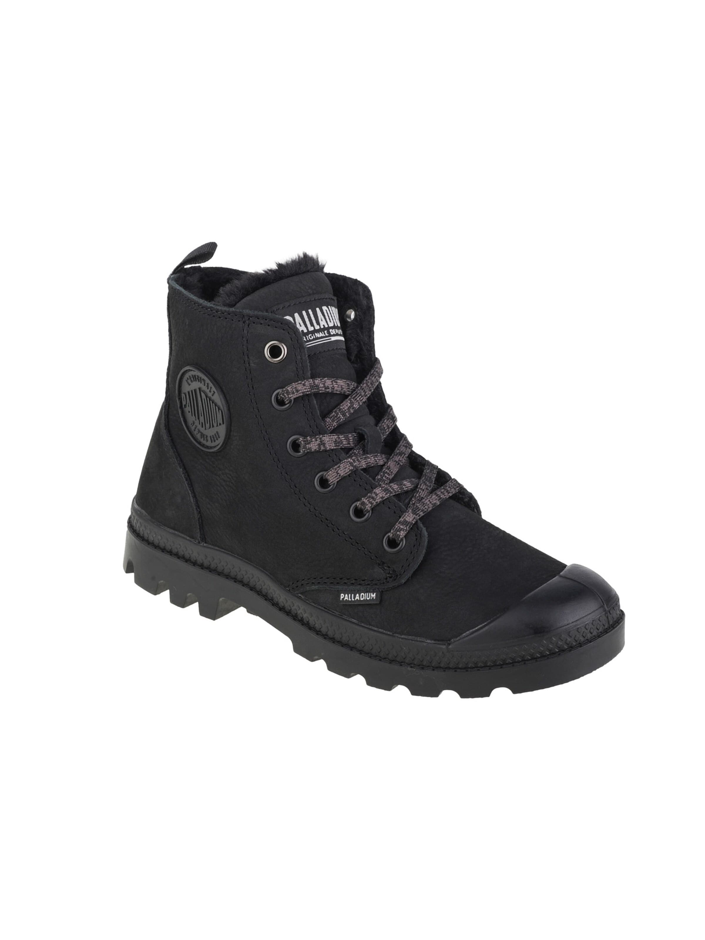 Palladium High-top trainers 'Pampa Hi Zip WL' in Black: front