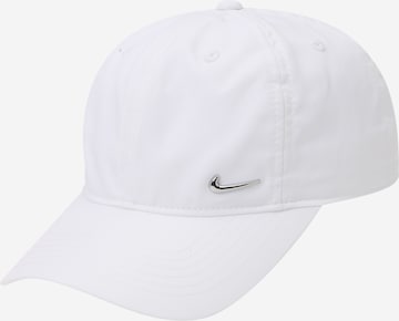 Casquette de sport 'SWOOSH CLUB' Nike Sportswear en blanc : devant