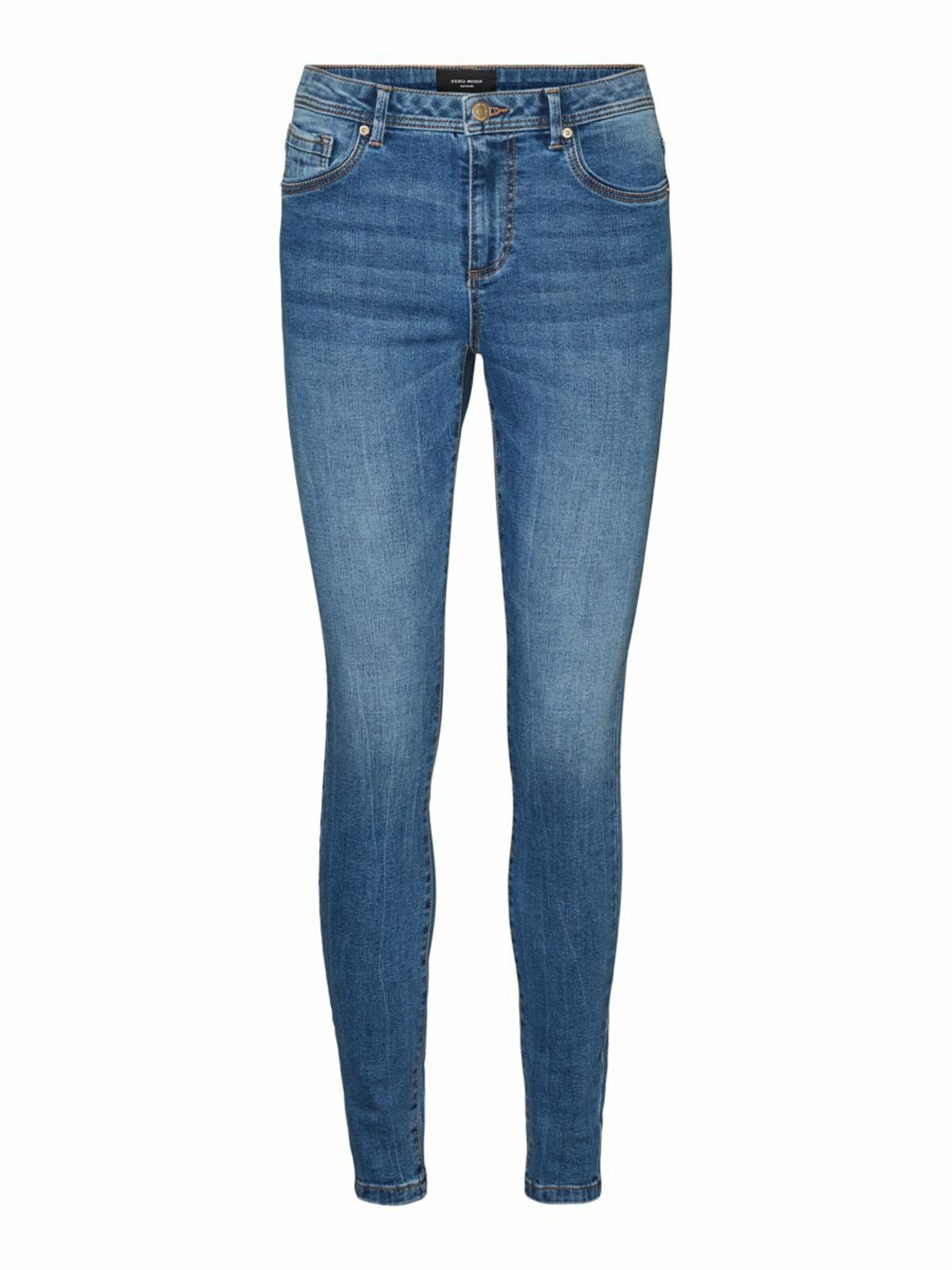VERO MODA Skinny Jeans in Blauw: voorkant