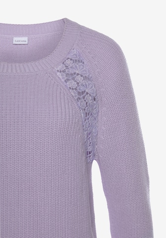 LASCANA Sweater in Purple