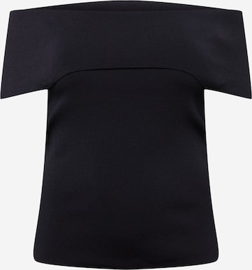 Lauren Ralph Lauren Plus Tröja 'AILSA' i svart: framsida
