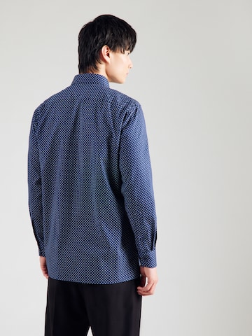 OLYMP - Ajuste regular Camisa de negocios en azul