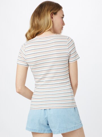 LEVI'S ® Μπλουζάκι 'SS Rib Baby Tee' σε μπεζ