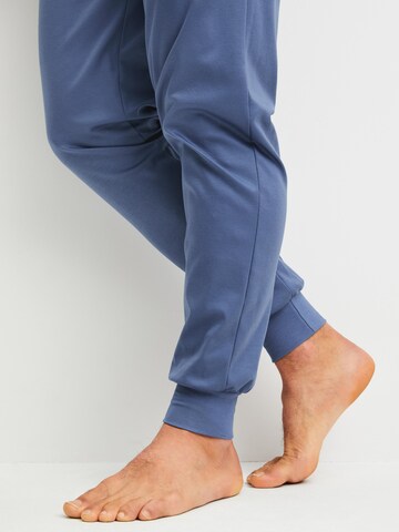CALIDA Pyjama lang 'Relax Choice' in Blauw