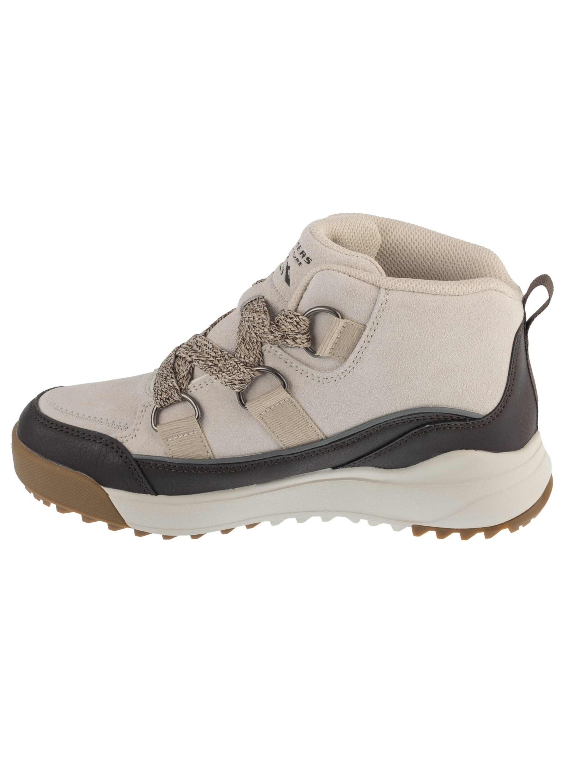 SKECHERS Lace-Up Ankle Boots 'Skechers Yana - Collins Landing' in Beige: front