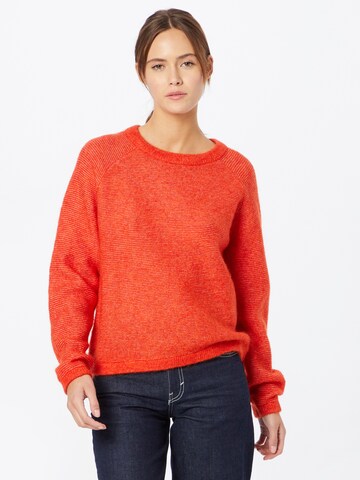 SELECTED FEMME Sweater in Orange: front