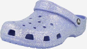 Crocs Clogs in Purple: front