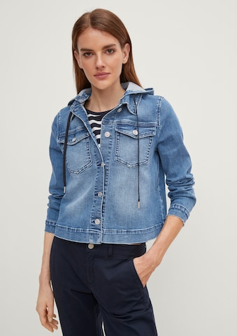 Veste mi-saison comma casual identity en bleu : devant