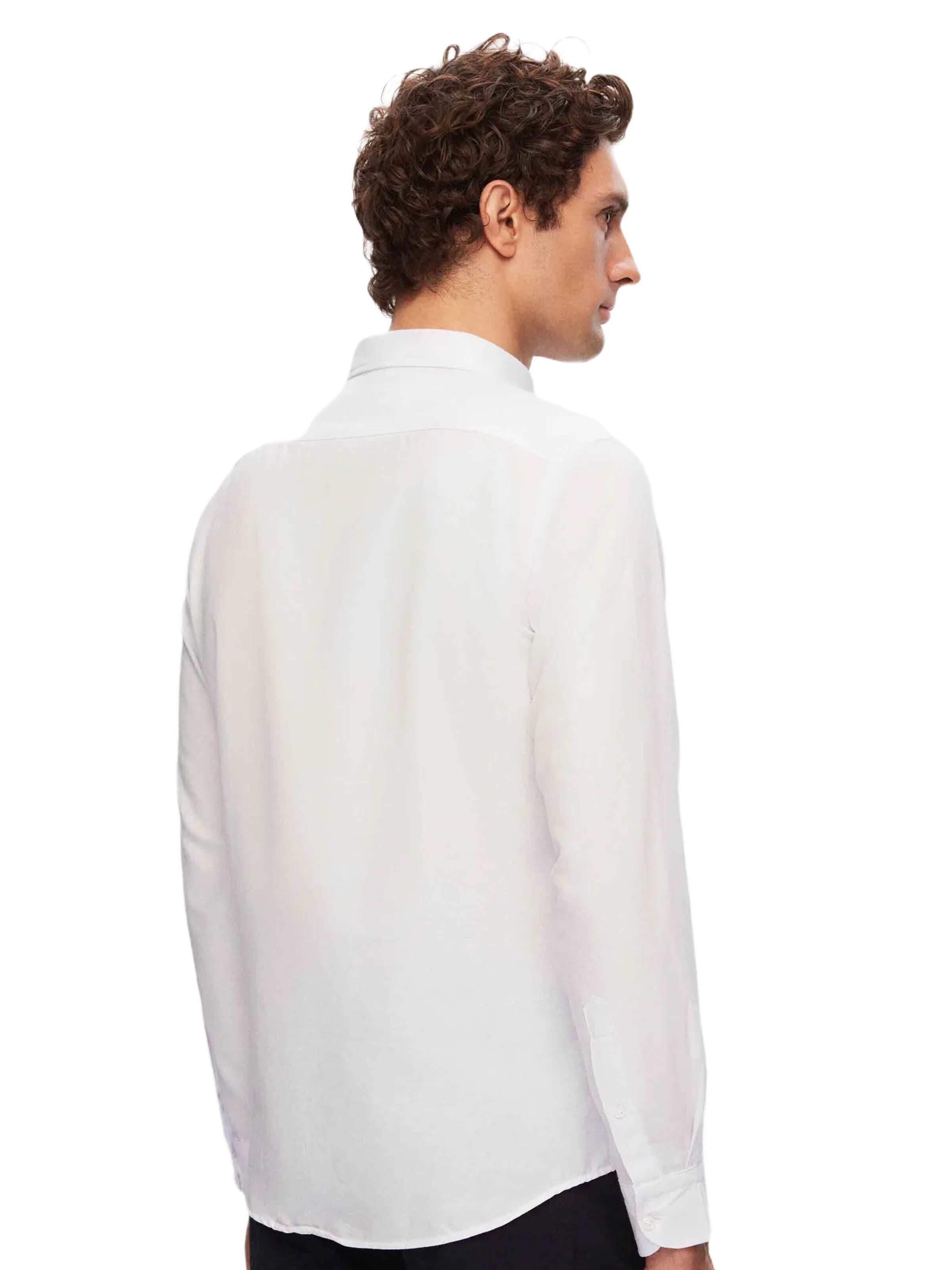 D’S Damat Regular fit Overhemd in Wit