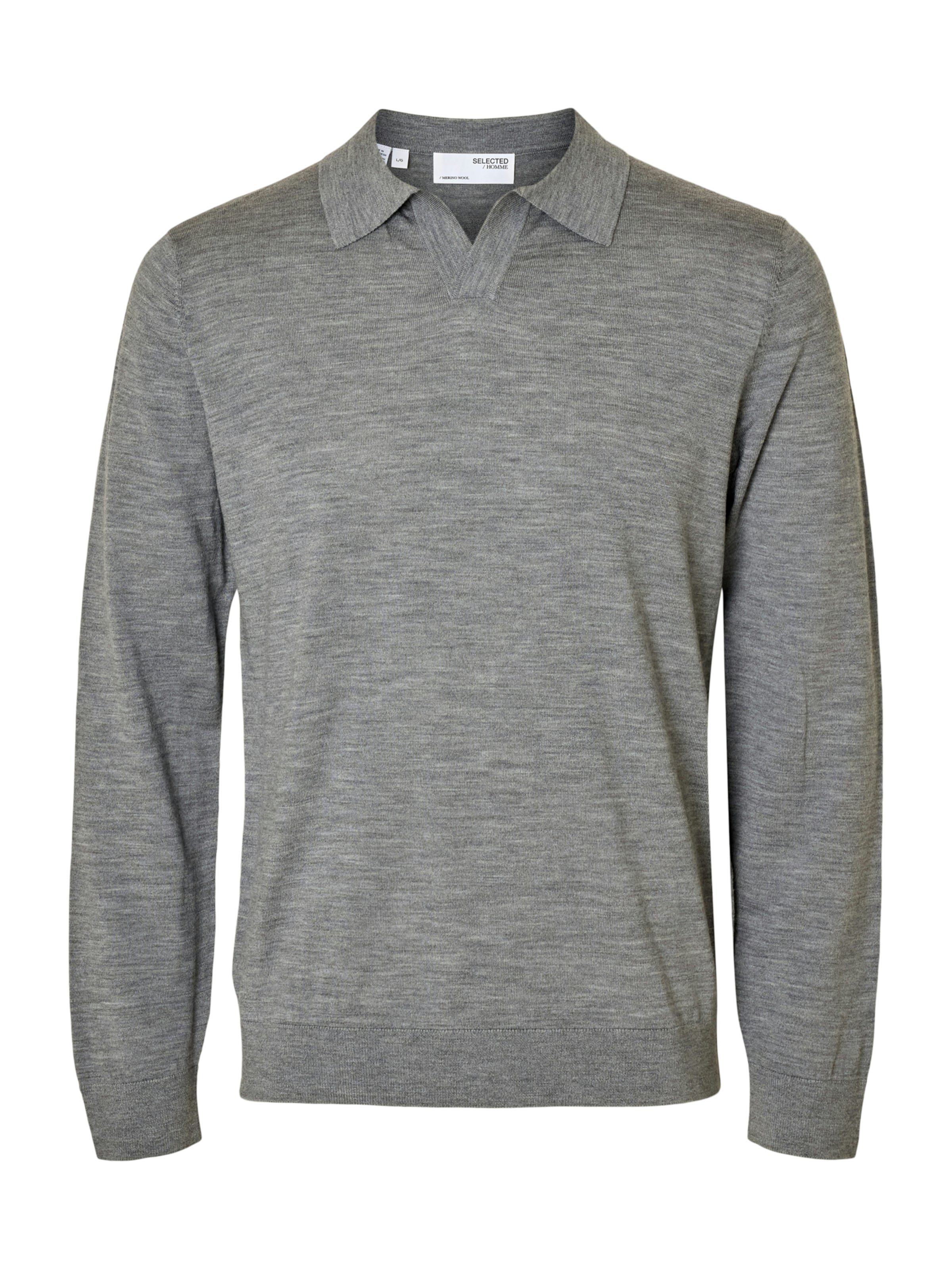 SELECTED Pulóver 'SLHTRAY' - szürke: elől