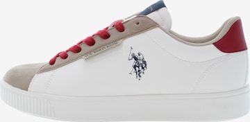 Sneaker bassa 'Tymes' di U.S. POLO ASSN. in bianco: frontale