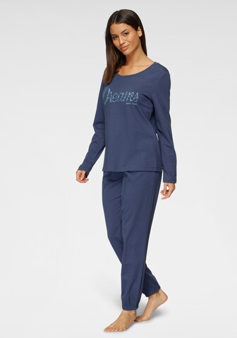 VIVANCE Pyjama in Blau