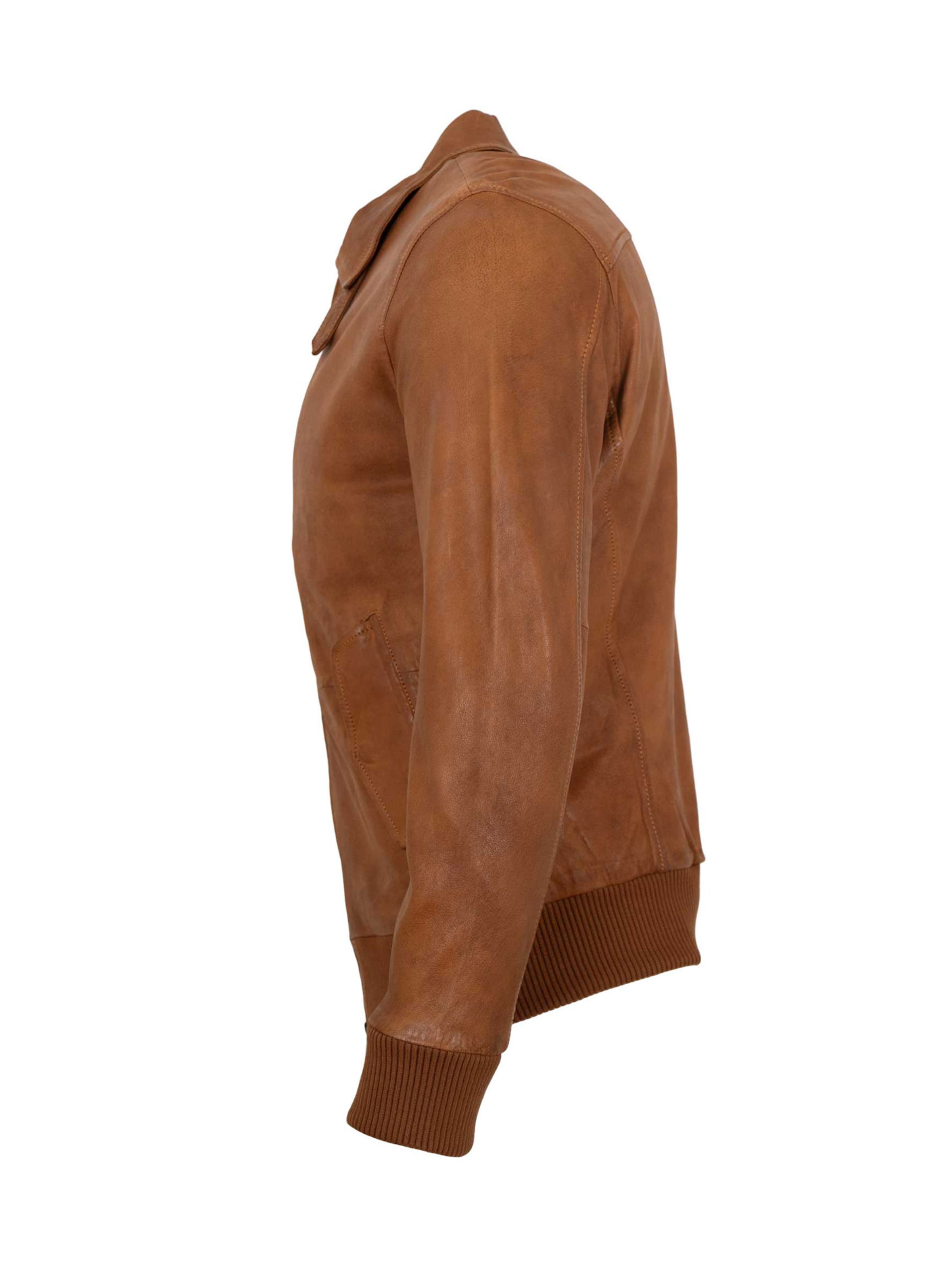 FREAKY NATION Between-Season Jacket 'Do It!' in Brown