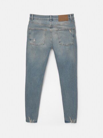Pull&BearSkinny Traperice - plava boja