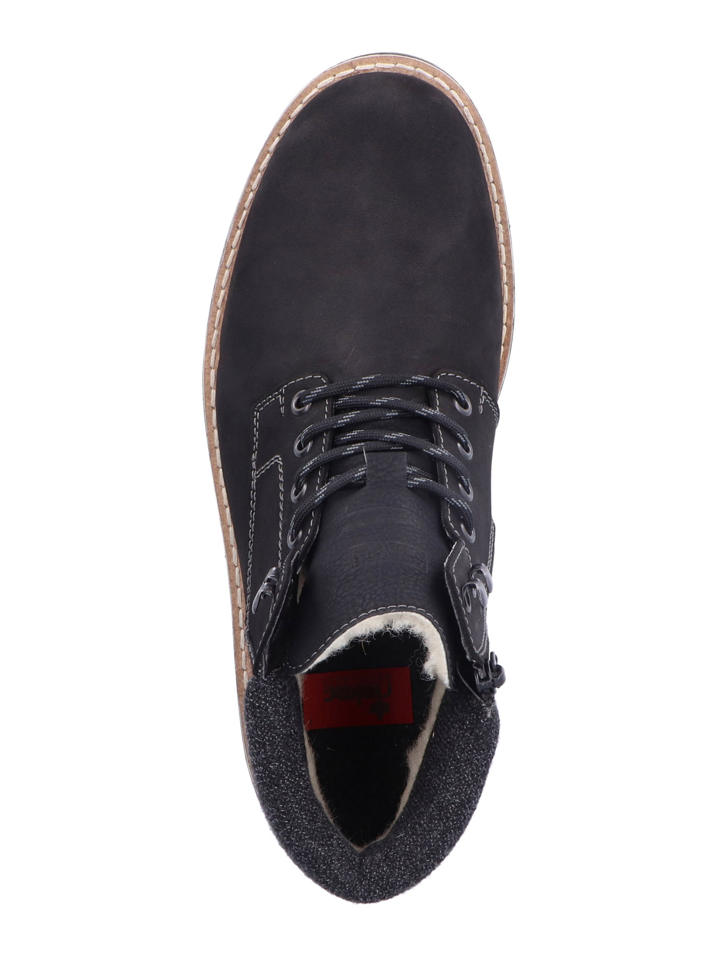 Rieker Veterboots in Zwart