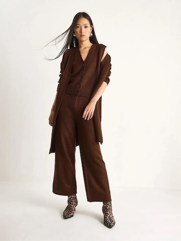 Pantalons de tailleur Bianco Lucci en marron