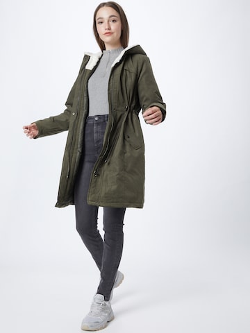 ABOUT YOU Between-Seasons Parka 'Catherine' in Green