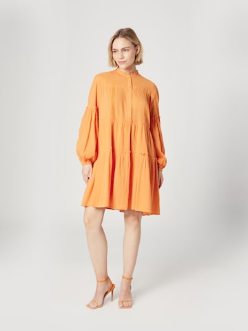 Guido Maria Kretschmer Women Shirt Dress 'Aurelia' in Orange: front