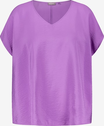 SAMOON Blouse in Purple: front