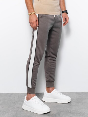 Ombre Tapered Hose 'P865' in Grau