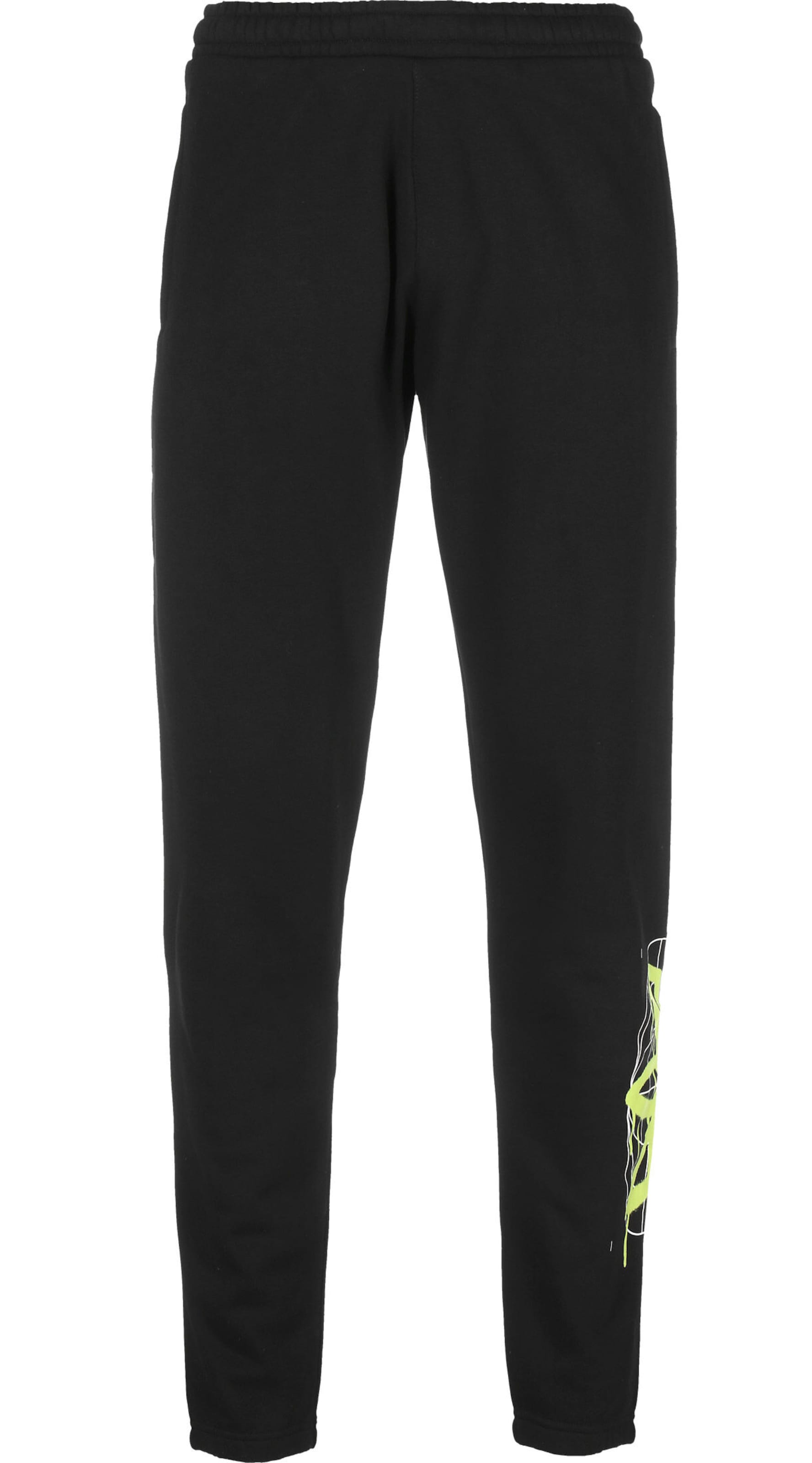 ADIDAS ORIGINALS Zúžený strih Nohavice 'Graphics Behind the Trefoil' - Čierna: predná strana