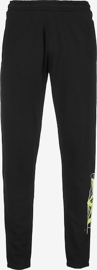 ADIDAS ORIGINALS Housut 'Graphics Behind the Trefoil' värissä limetti / musta, Tuotenäkymä