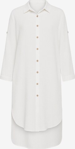 WENOR Blousejurk 'NURYA' in Wit: voorkant