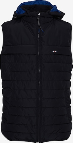 FQ1924 Bodywarmer 'Danial' in Zwart: voorkant