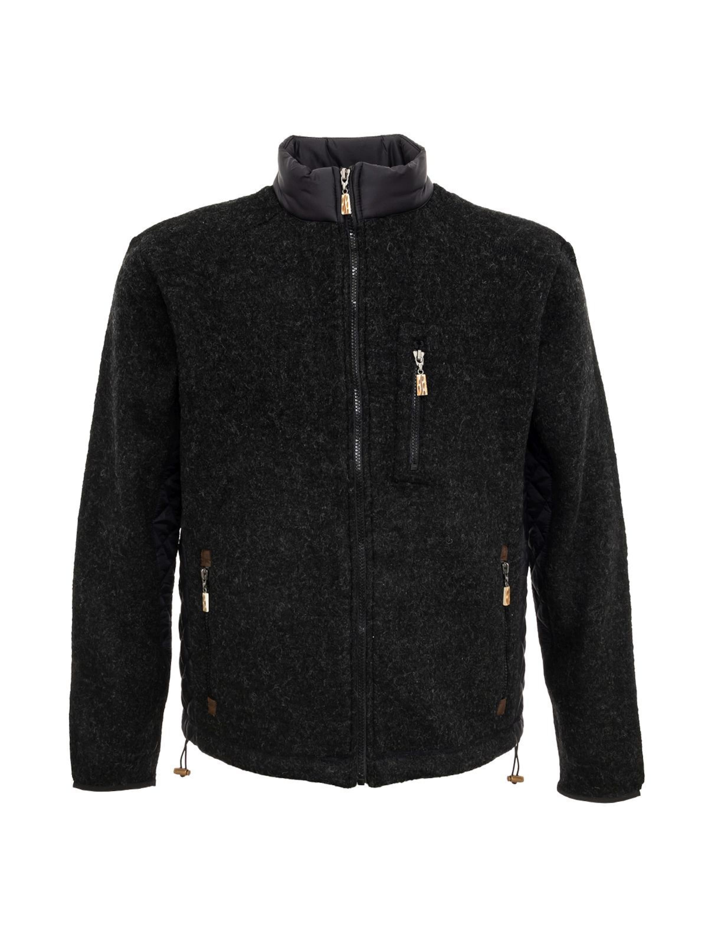 Country Maddox Athletic Jacket 'Bruchsee' in Grey: front