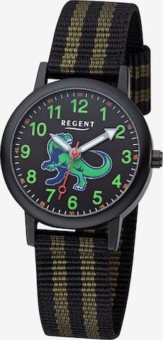 REGENT Watch in Black: front