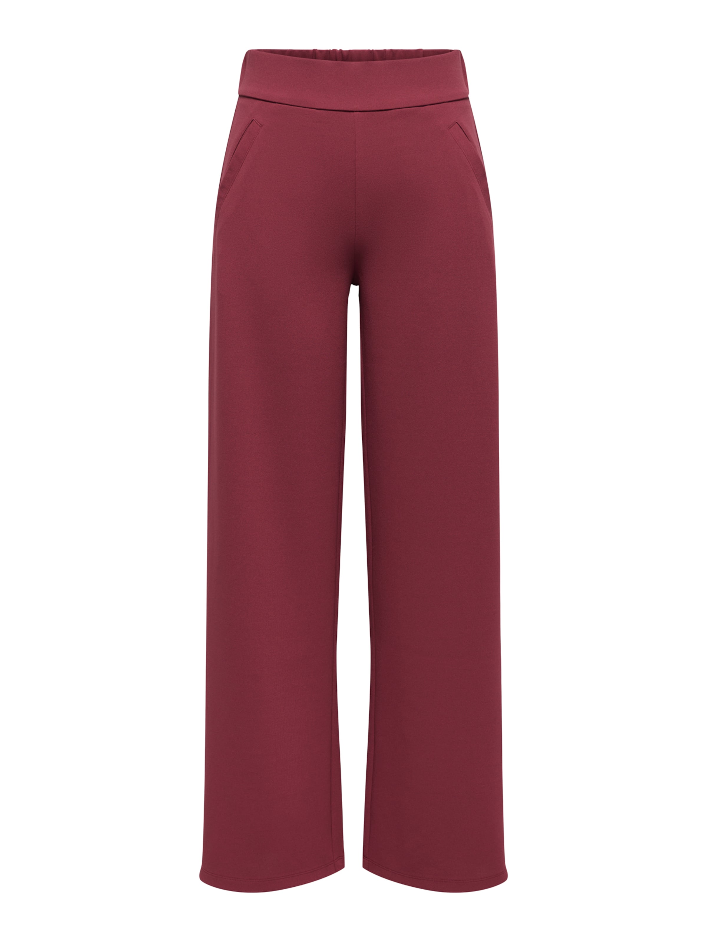 JDY Wide leg Broek 'JDYLOUISVILLE CATIA' in Rood: voorkant