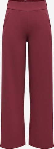 JDY Wide Leg Housut 'JDYLOUISVILLE CATIA' värissä punainen: etupuoli