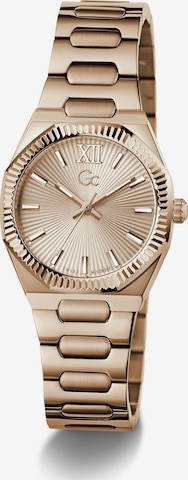 Montre à affichage analogique Gc en rose : devant