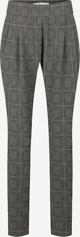 Raffaello Rossi Regular Pleat-Front Pants in Grey: front