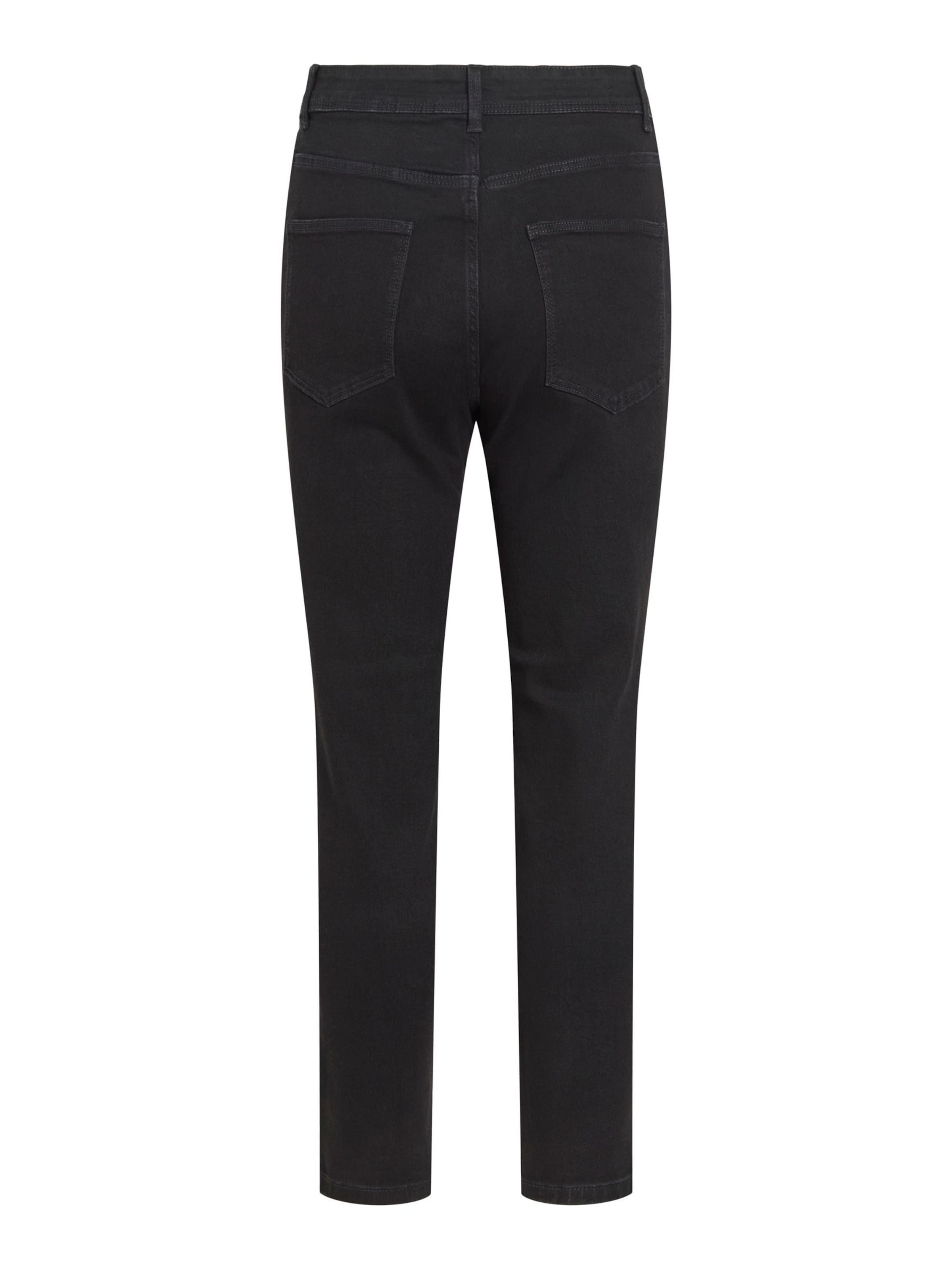VILA Slimfit Jeans 'VIMia' in Zwart