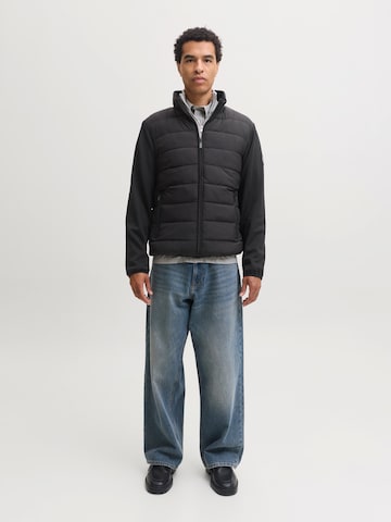 JACK & JONES Φθινοπωρινό και ανοιξιάτικο μπουφάν 'JJETATE' σε μαύρο