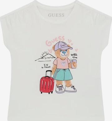 GUESS KIDS - Camiseta 'BATWING SS T-SHIRT' en blanco: frente