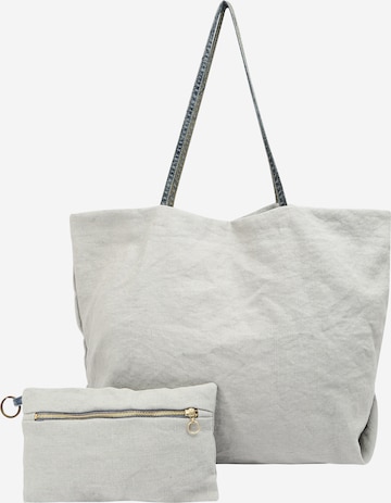 Bridge & Tunnel Shoulder Bag 'Pure' in Grey: front