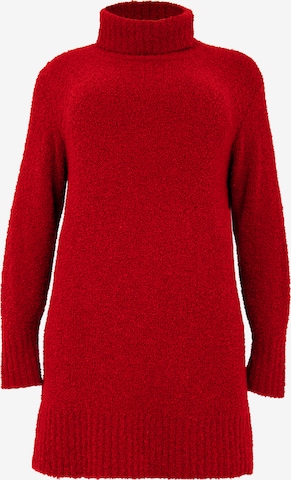 YOEK Trui in Rood: voorkant