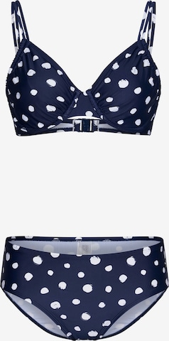 Pastunette Bikini in Blue: front