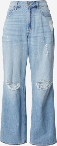 HOLLISTER Szeroka nogawka Jeansy w kolorze niebieski: przód